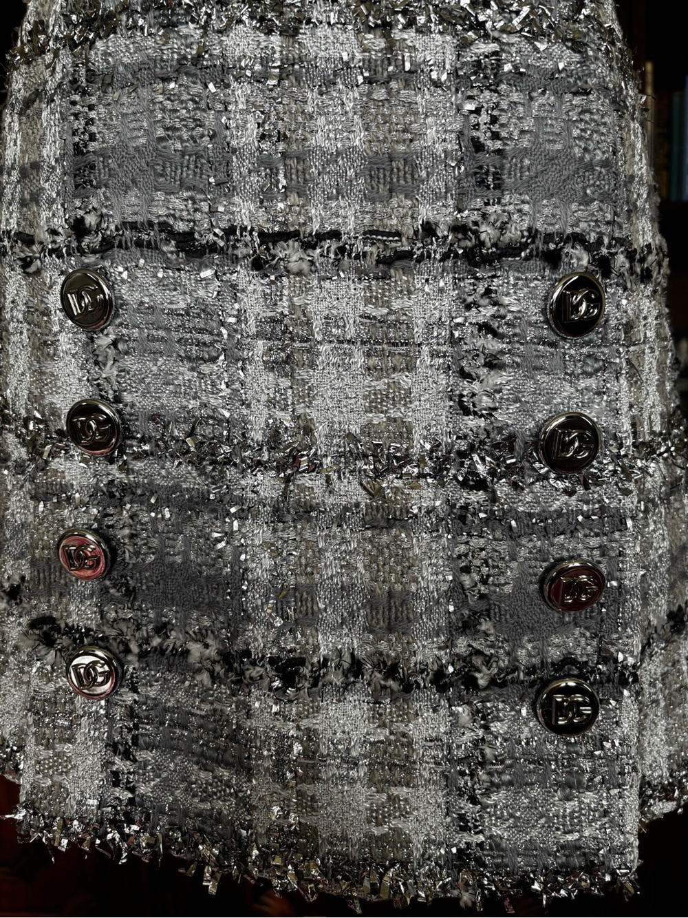 Dolce & Gabbana Tweed Dress Spring 2026 FR36 US4 - Picture 8 of 12
